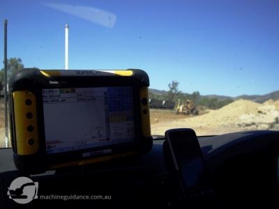 Car-mounted systems allow a supervisor to visualise the job without stakes.