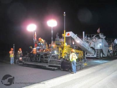 3D Paving at Night